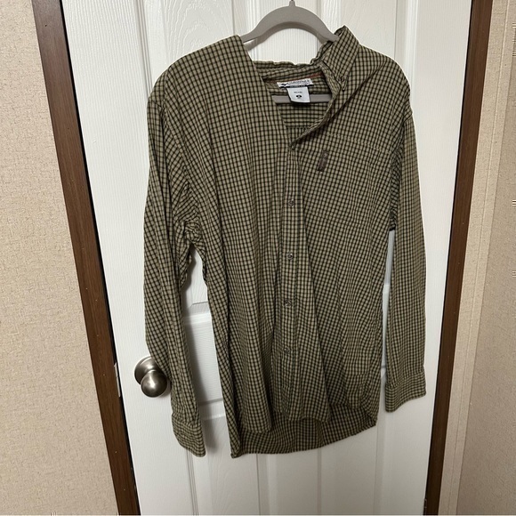Columbia green long sleeve button up sz M - Picture 1 of 6